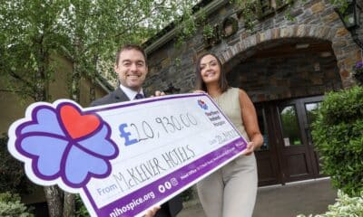 Eddie McKeever, McKeever Hotels Managing Director and Kelly Roulston, NI Hospice Corporate Fundraising Manager (2)