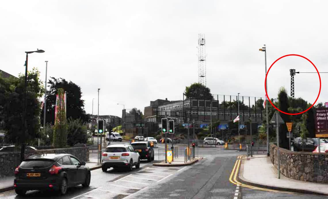 Proposed Armagh 5G mast