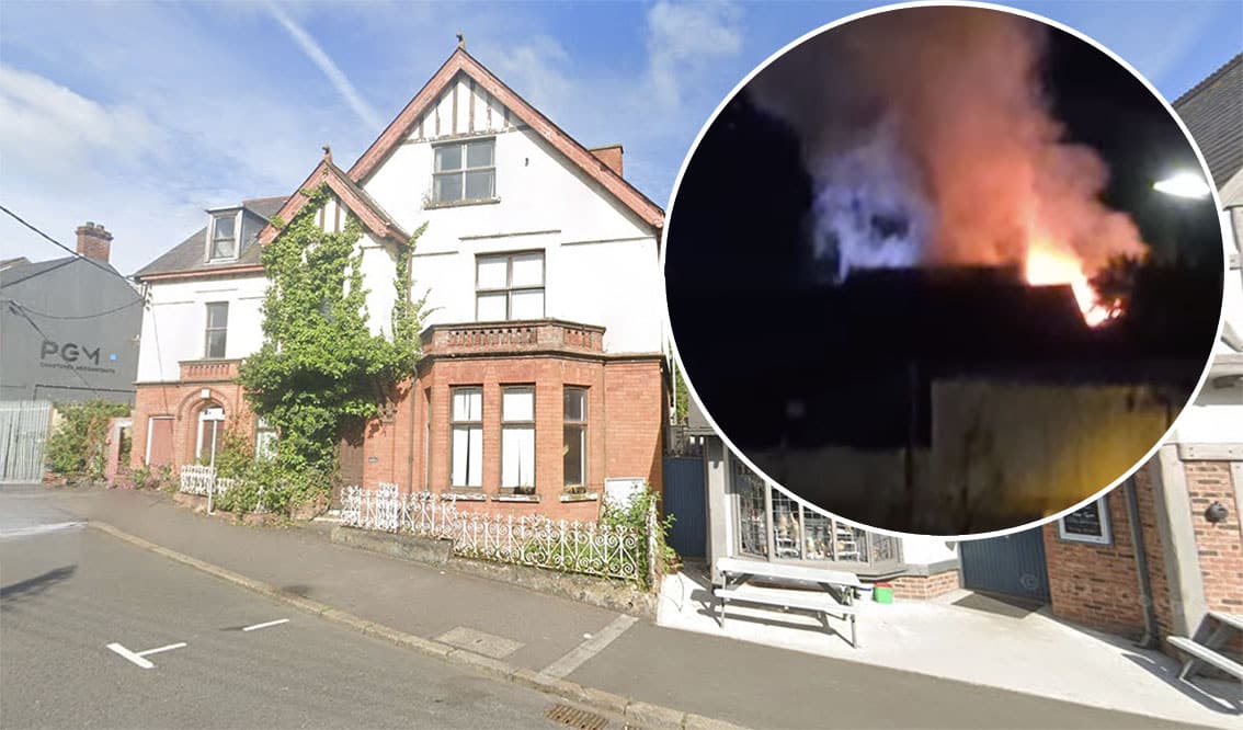 Windsor Avenue fire in Lurgan