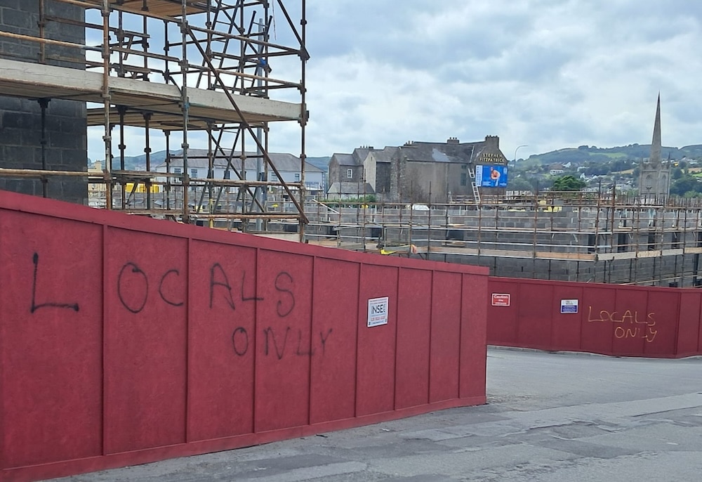 Locals only graffiti Newry