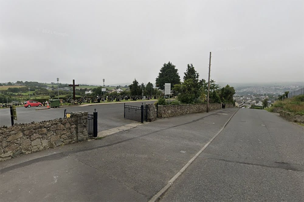Monks Hill cemetery in Newry