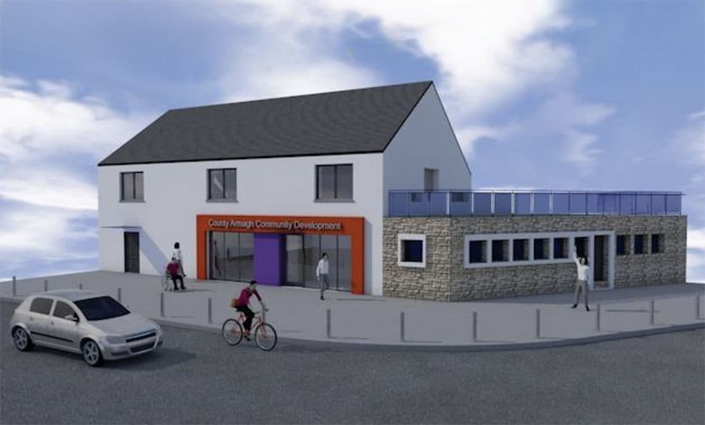 3D artists impression of proposed external improvements