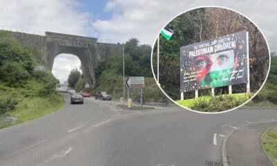 Egyptian Arch billboard in Newry