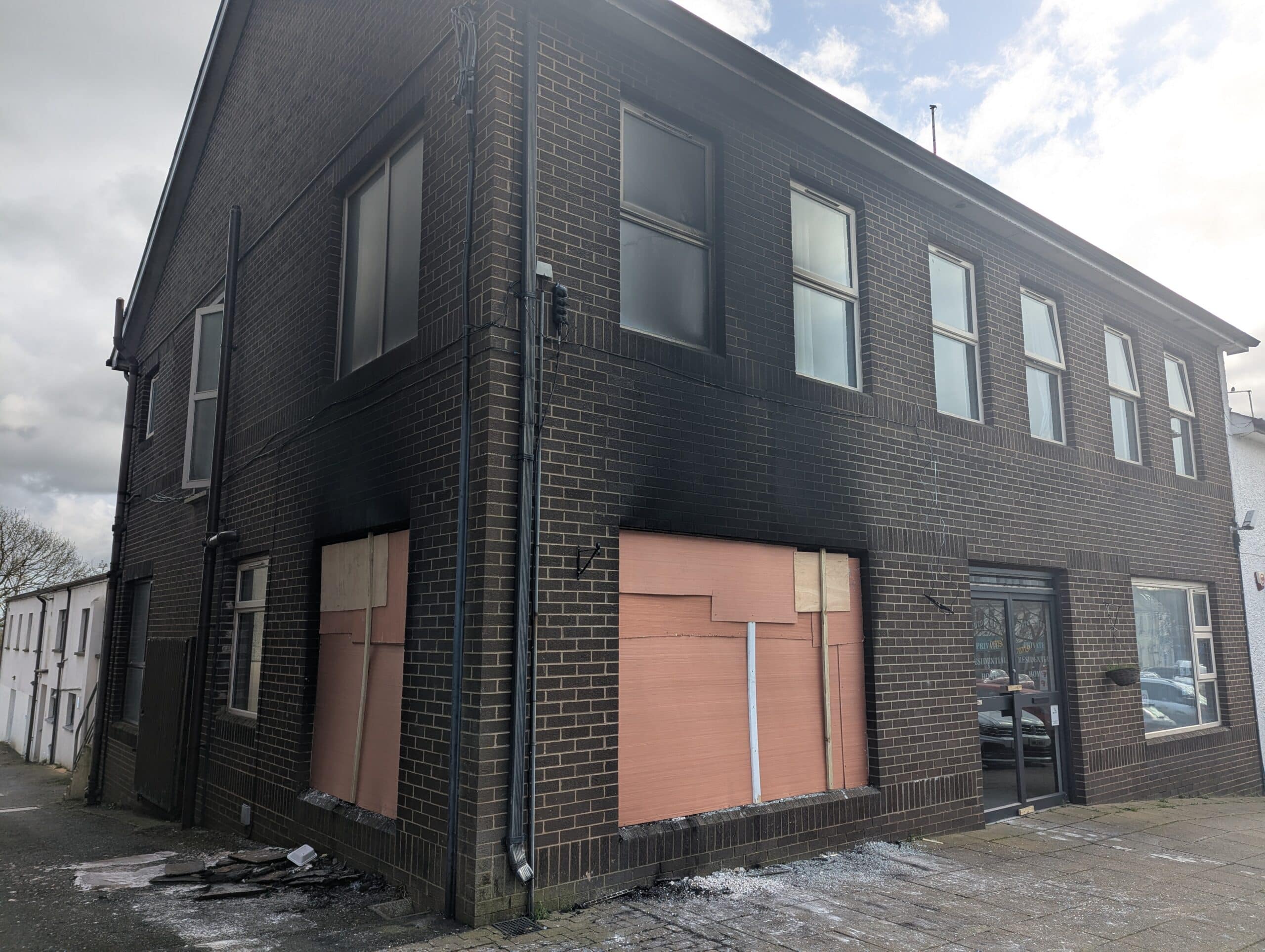 fire at Hebron House in Markethill