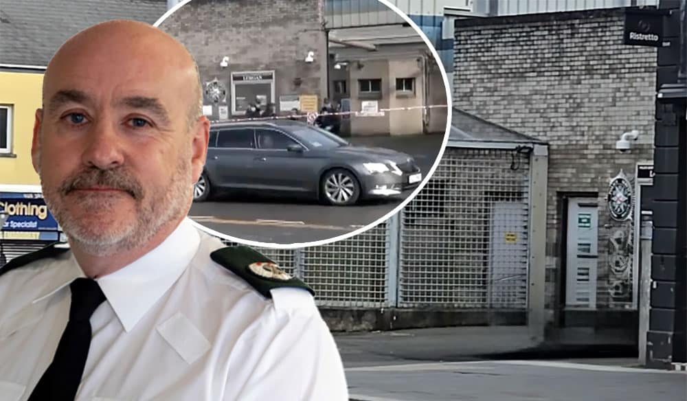 ACC Ryan Henderson at Lurgan