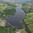 Camlough Lake from the air