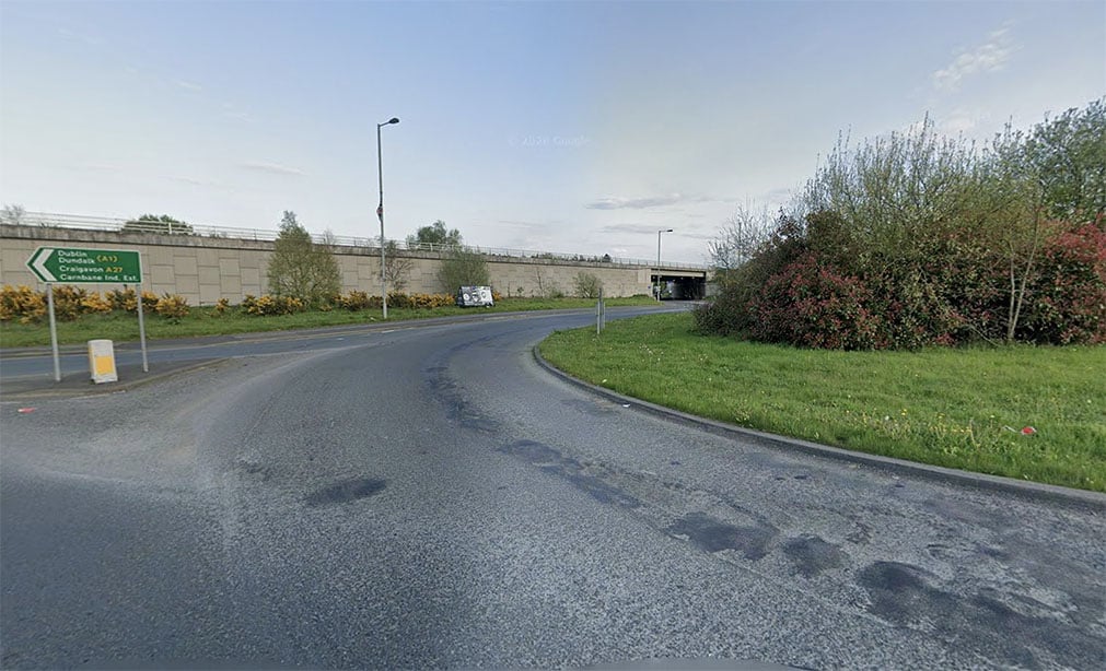 Armagh Road Roundabout in Newry