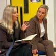 Catherine Nelson with Michelle O'Neill