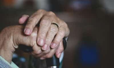 Pensioner hands
